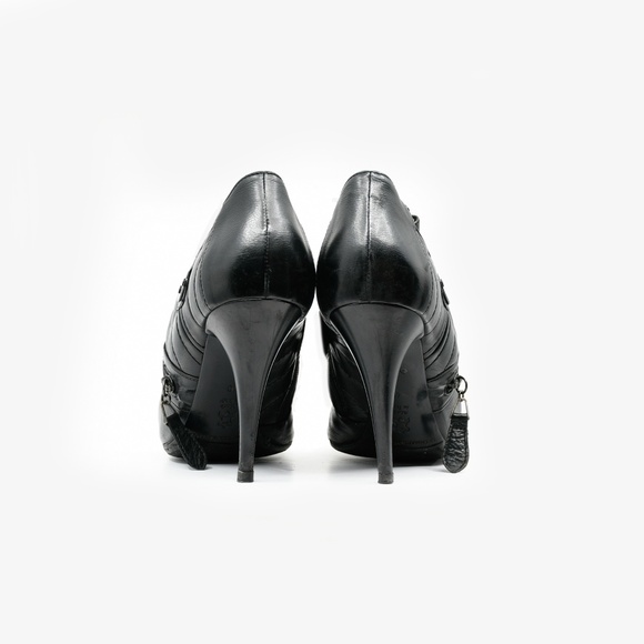 GIANMARCO LORENZI Leather Ankle Bootie Style Shoes US 9.5/EU 40 Made in Italy - Picture 4 of 16